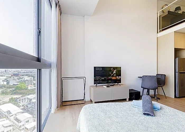 ホテル Loft Premium / Near Jodd Night Market / 500 / 500mbps Wi-fi / Twin Bed 2*