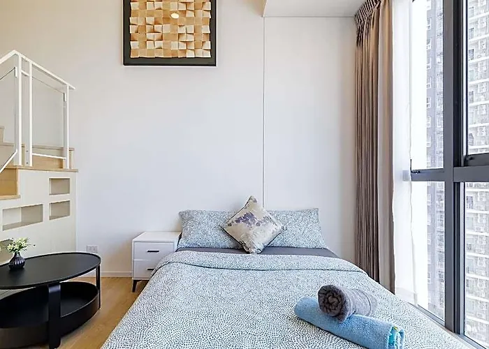 ホテル Loft Premium / Near Jodd Night Market / 500 / 500mbps Wi-fi / Twin Bed