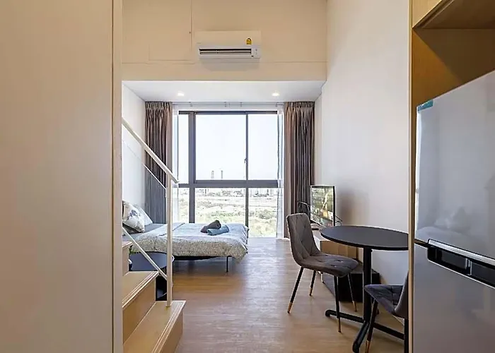 ホテル Loft Premium / Near Jodd Night Market / 500 / 500mbps Wi-fi / Twin Bed 2*
